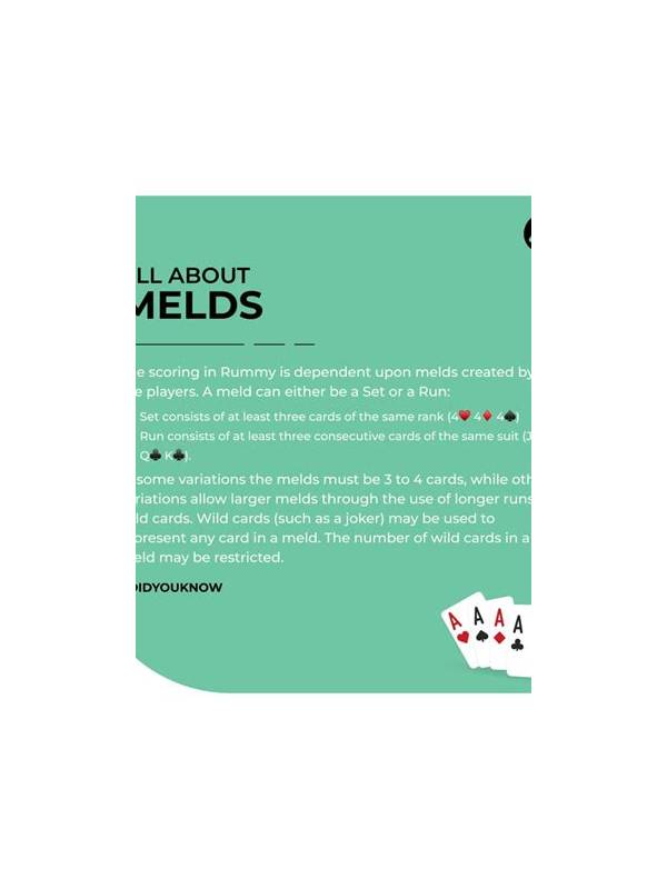 Rummy Comparison: Short Melds Versus Long Melds