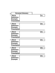 Rummy How-To: Create a Personal Glossary for New Formats